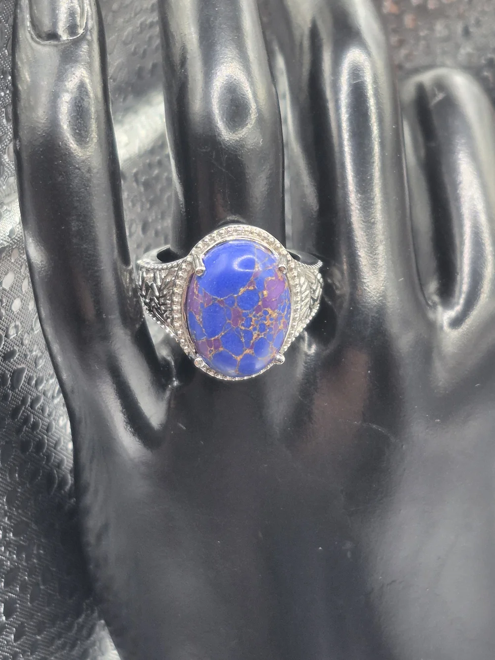 Genuine Purple Mojave Turquoise Ring